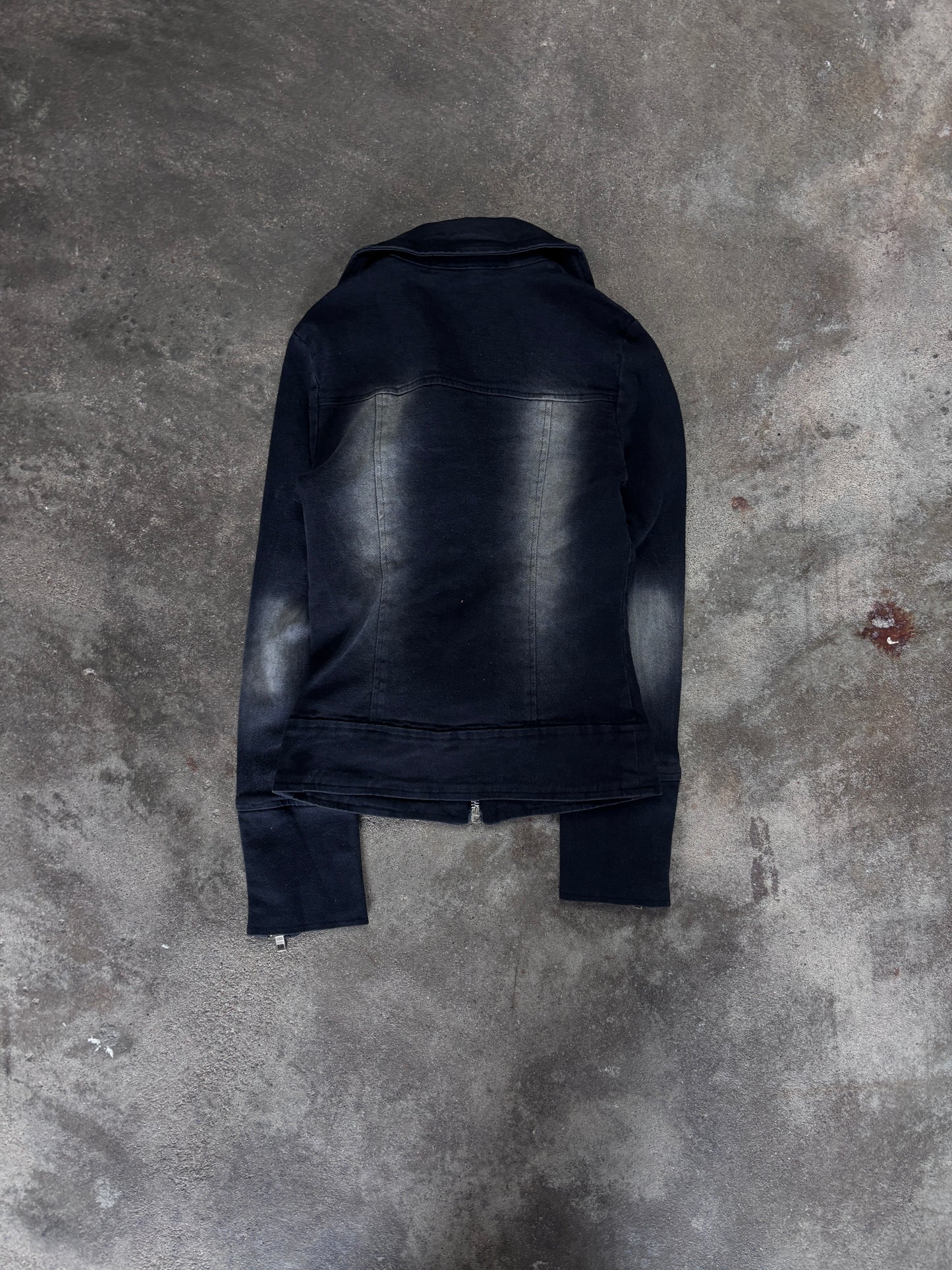 Vintage Jeansjacke mit Strass