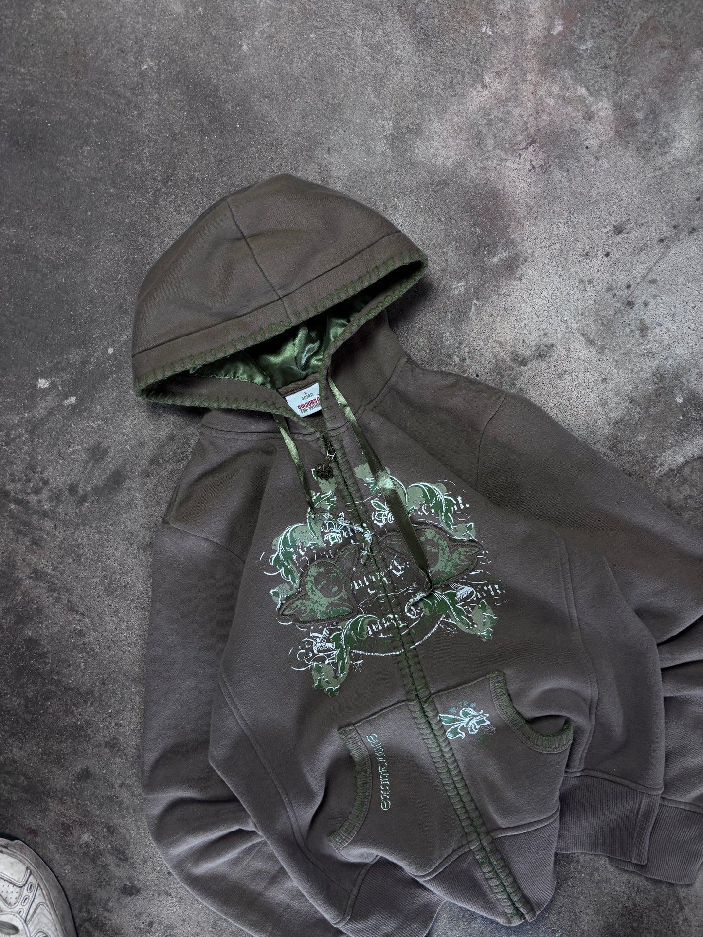 Vintage Hooded Zipper