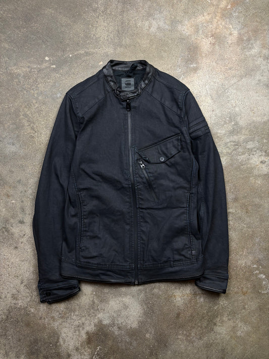 Vintage G-Star Waxed Denim Jacket Size M