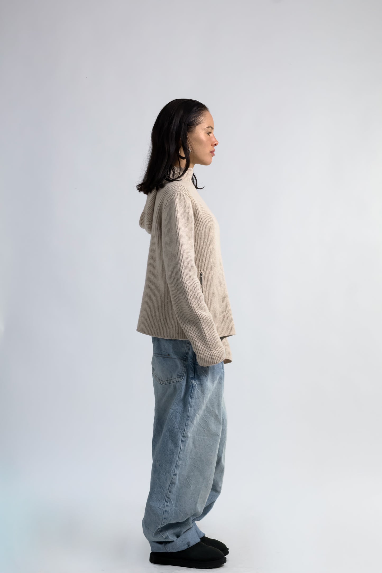 VIntage Max & Mara Asymmetric Zip Jacket