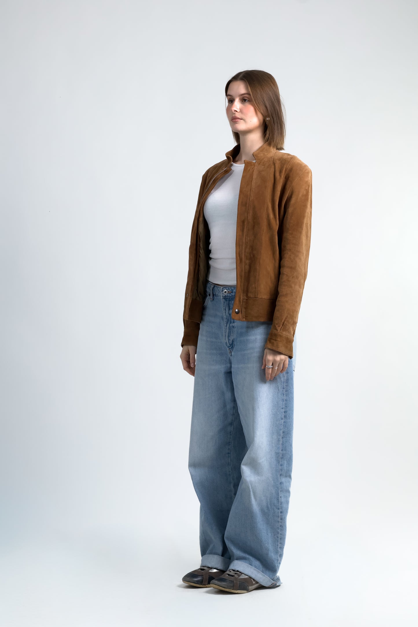 Vintage Vera Pelle Suede Leather Jacket