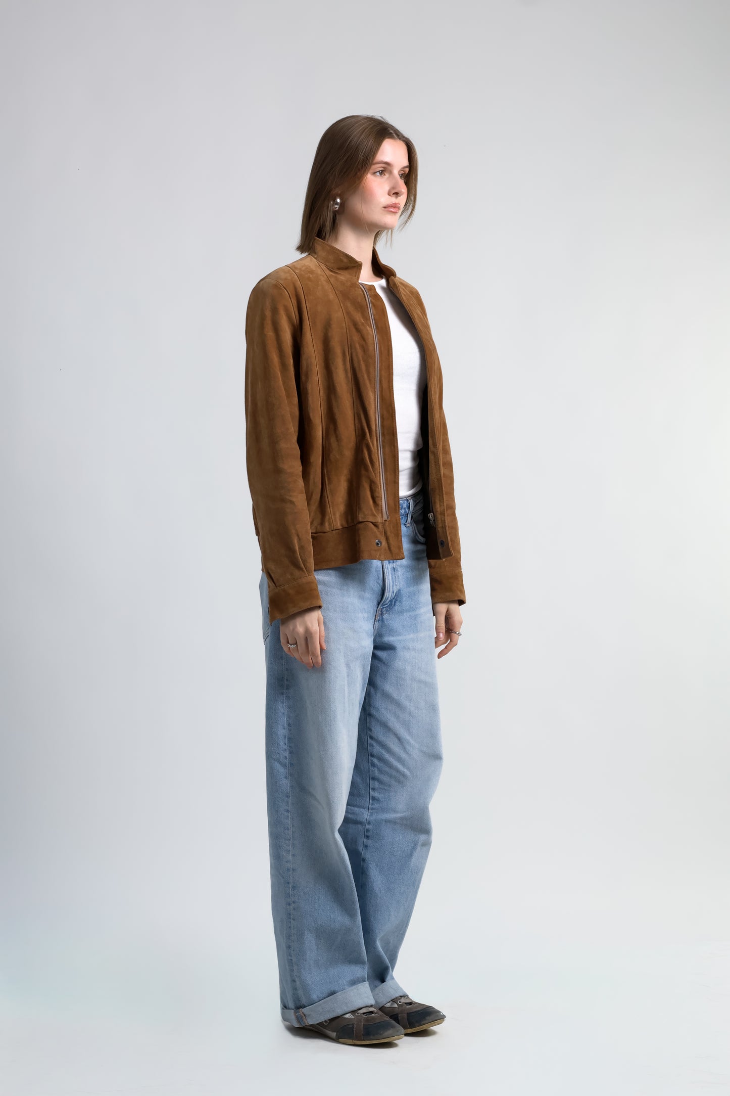 Vintage Vera Pelle Suede Leather Jacket