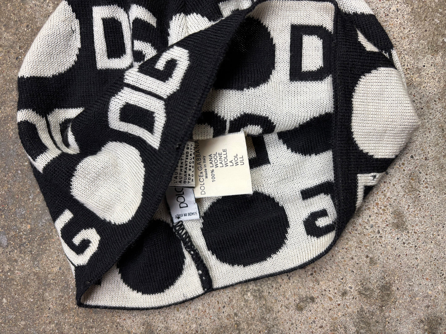 Vintage Dolce& Gabbana Skull Cap/ Beanie