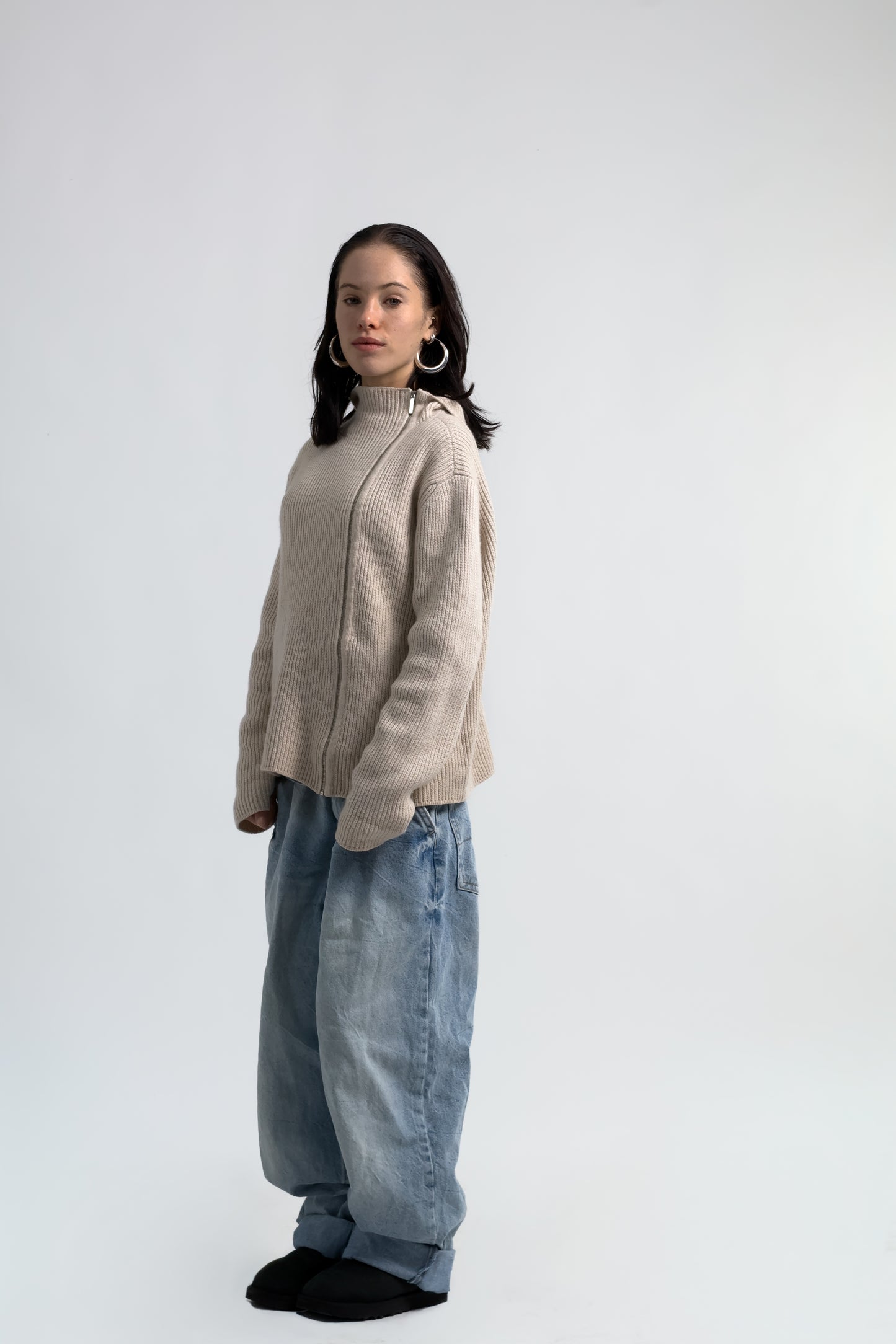 VIntage Max & Mara Asymmetric Zip Jacket