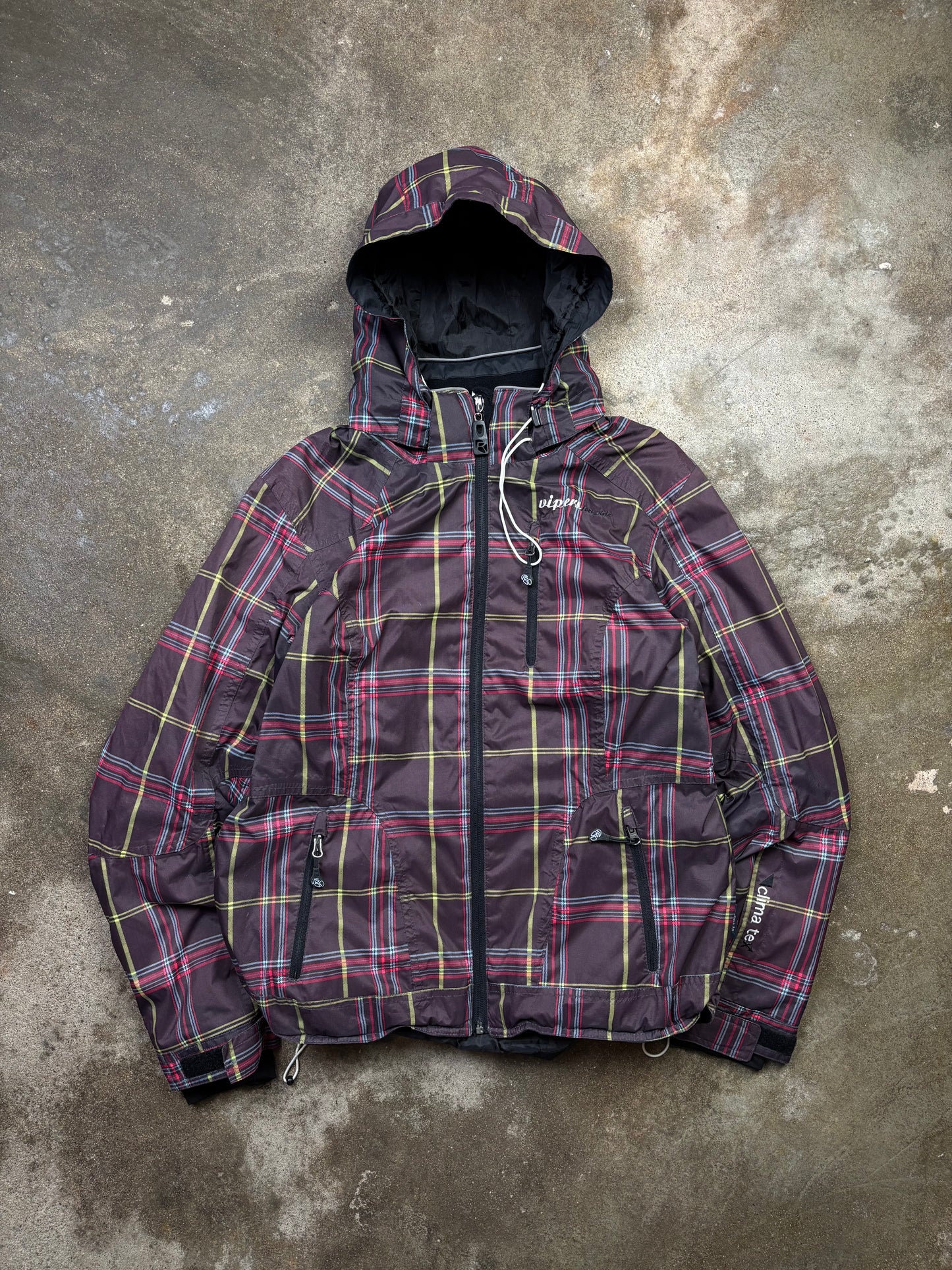 Vintage Checkered Winterjacket