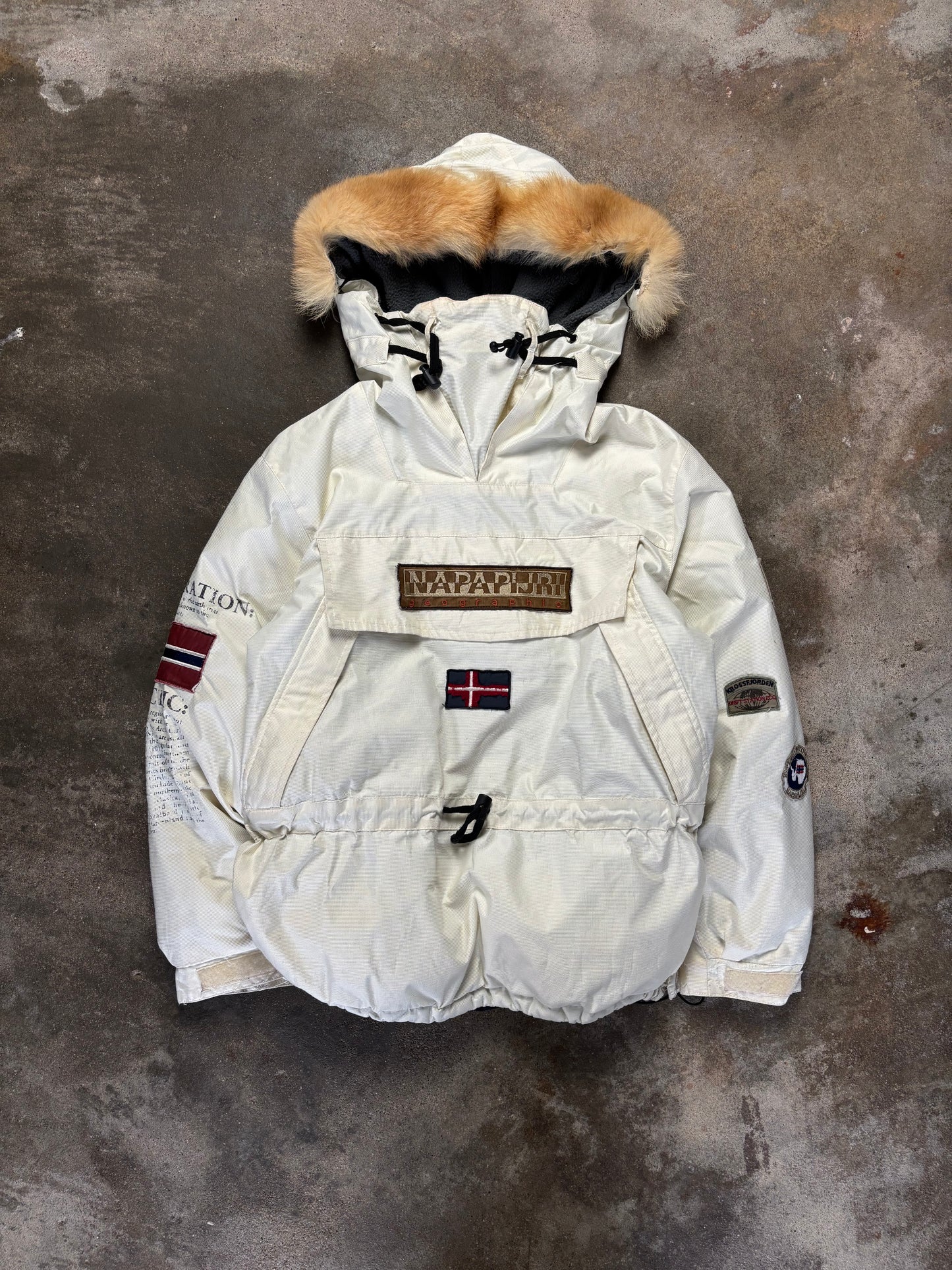 Vintage Napapijri  Fur Half Zip