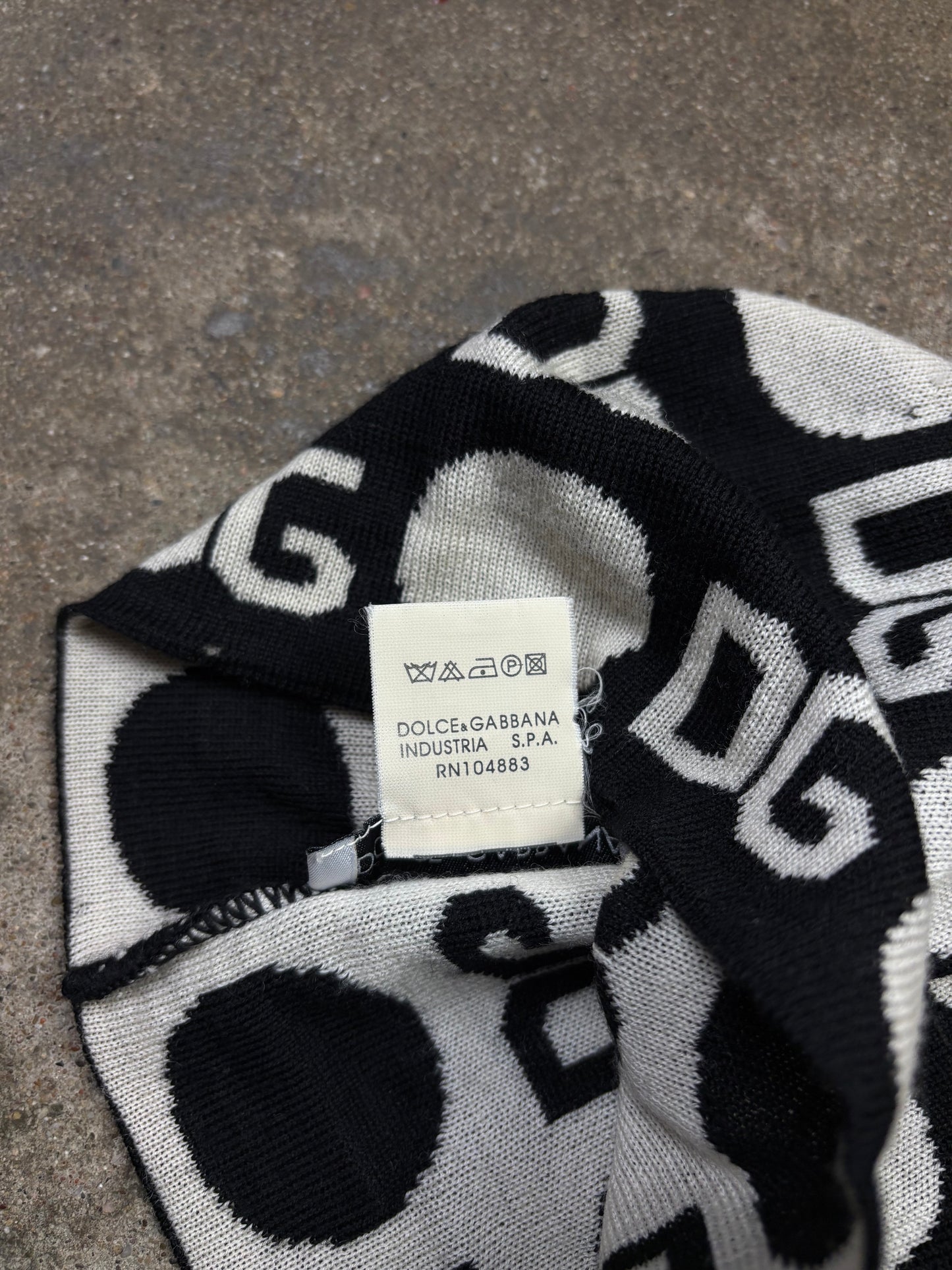 Vintage Dolce& Gabbana Skull Cap/ Beanie