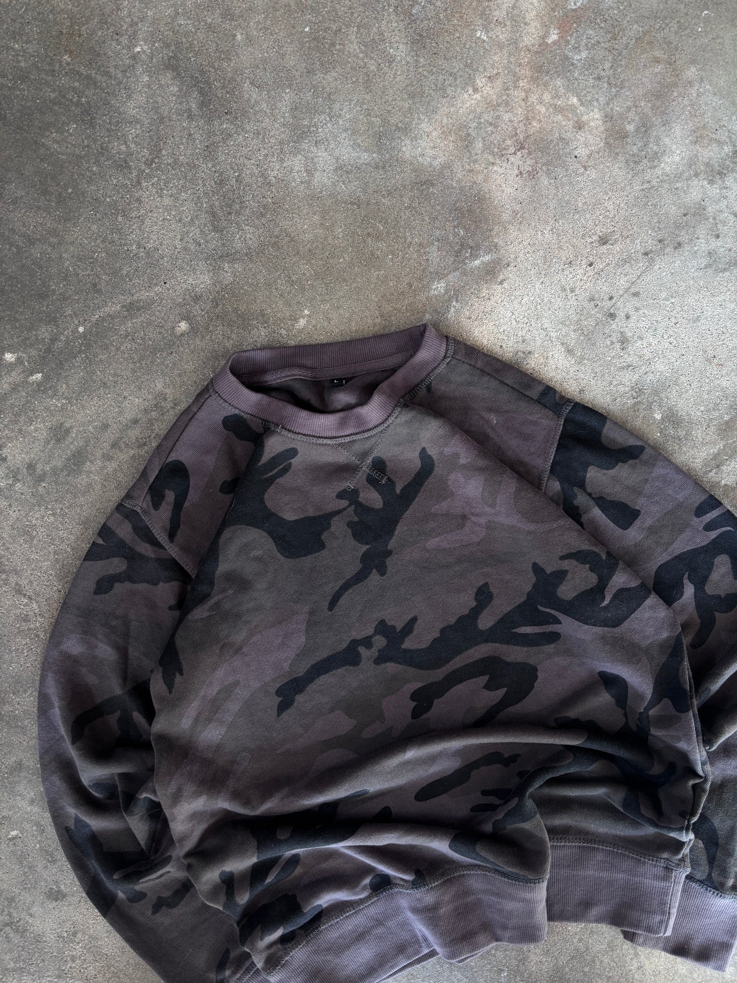 Vintage Camouflage Sweater
