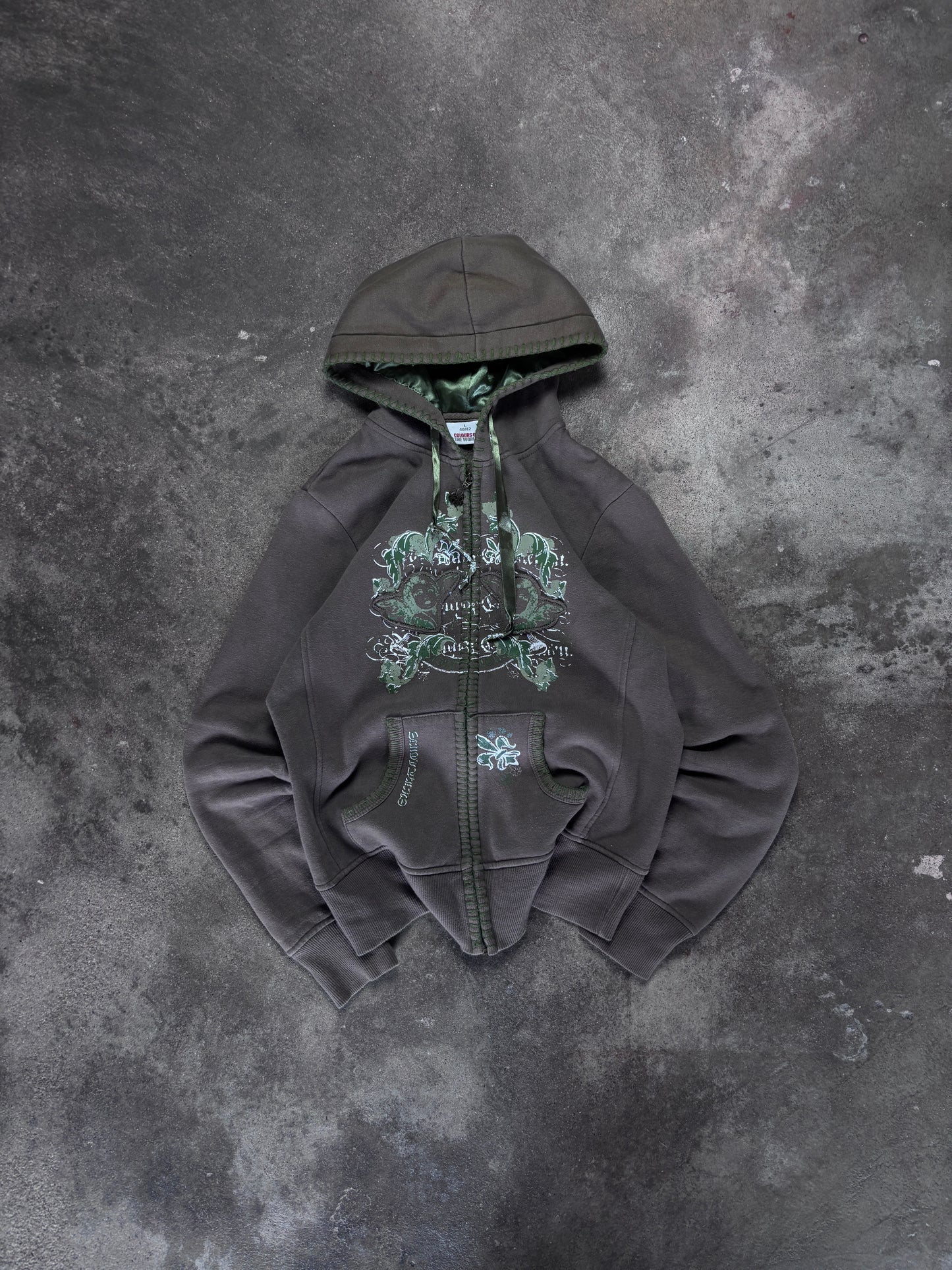 Vintage Hooded Zipper