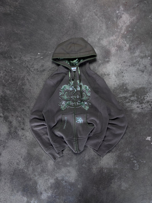 Vintage Hooded Zipper