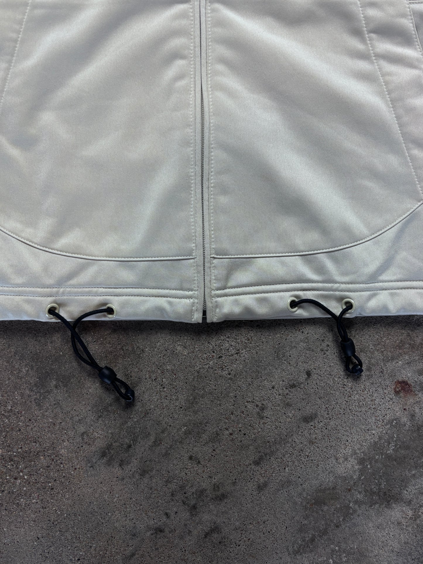 Vintage Athletic 71 Embroidered Spellout Cream Trackjacket