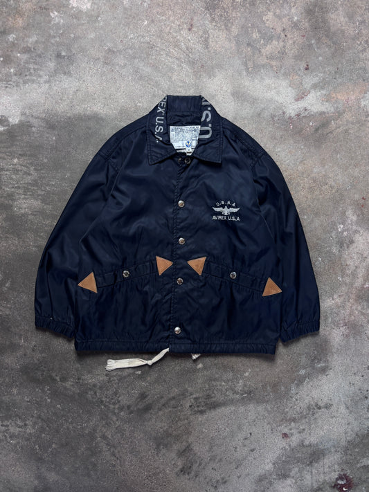 Vintage Avirex U.S.A. Marineblaue Windbreaker