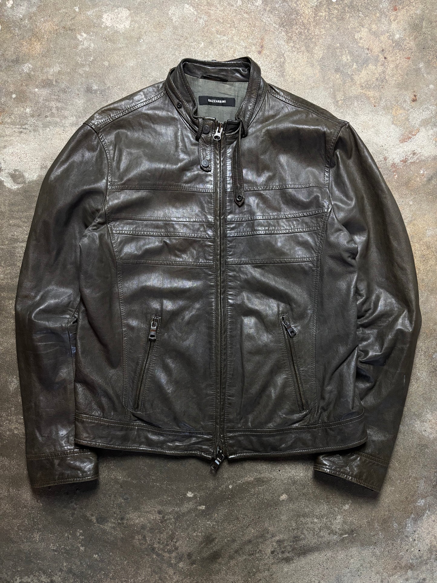 Vintage Biker Leather Jacket