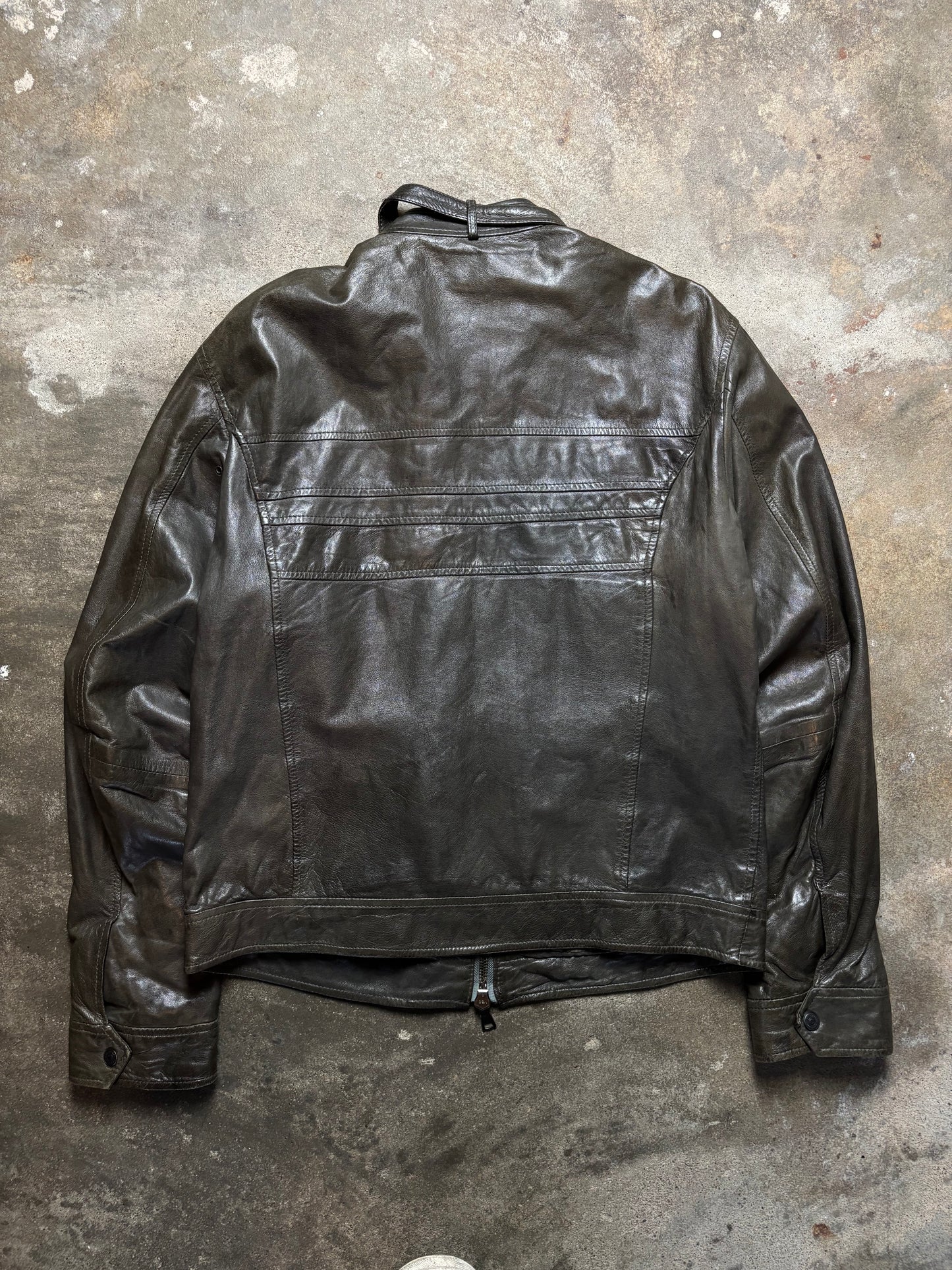 Vintage Biker Leather Jacket