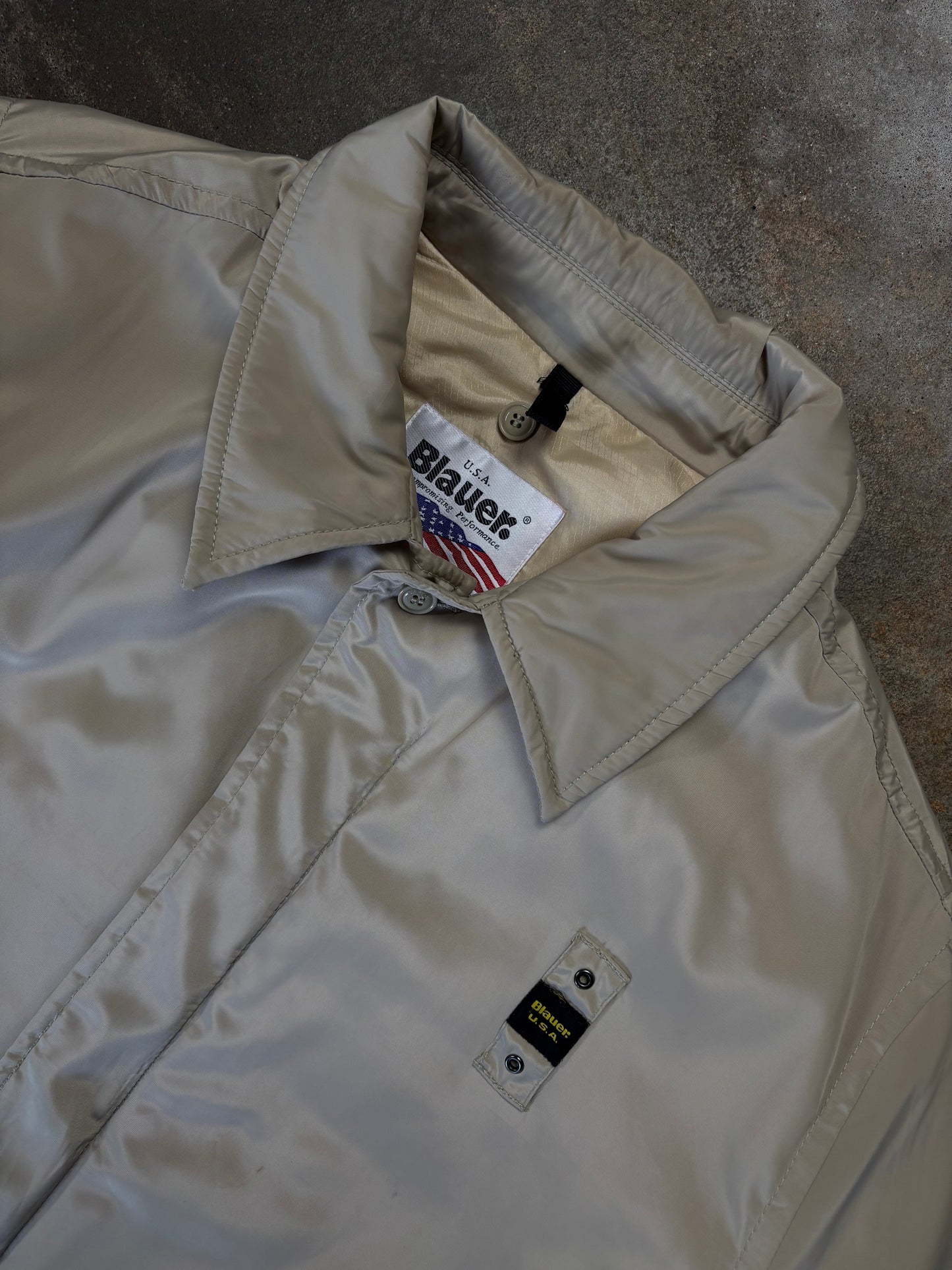 Vintage Blauer Bomberjacke