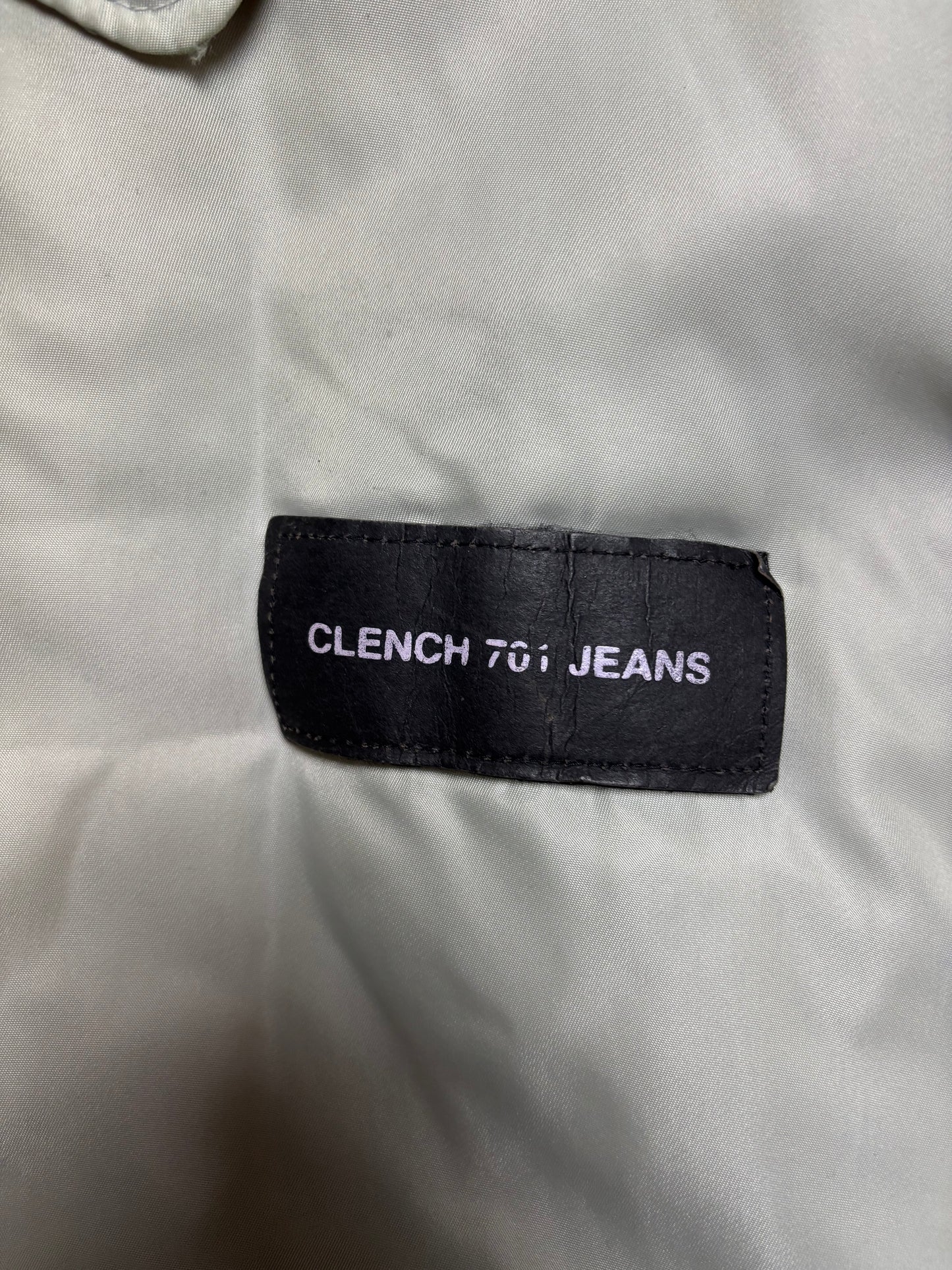 Vintage Clench Jeans Bomber Jacket
