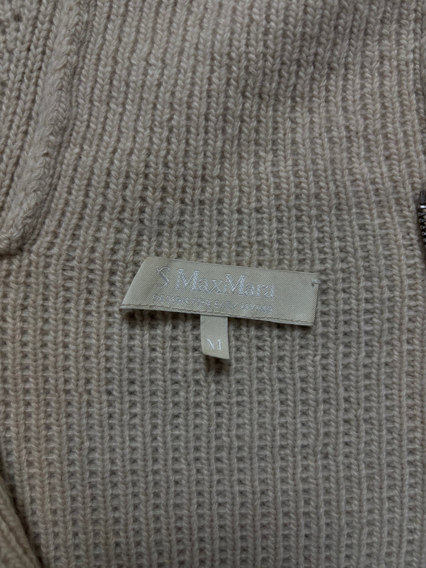 VIntage Max & Mara Asymmetric Zip Jacket