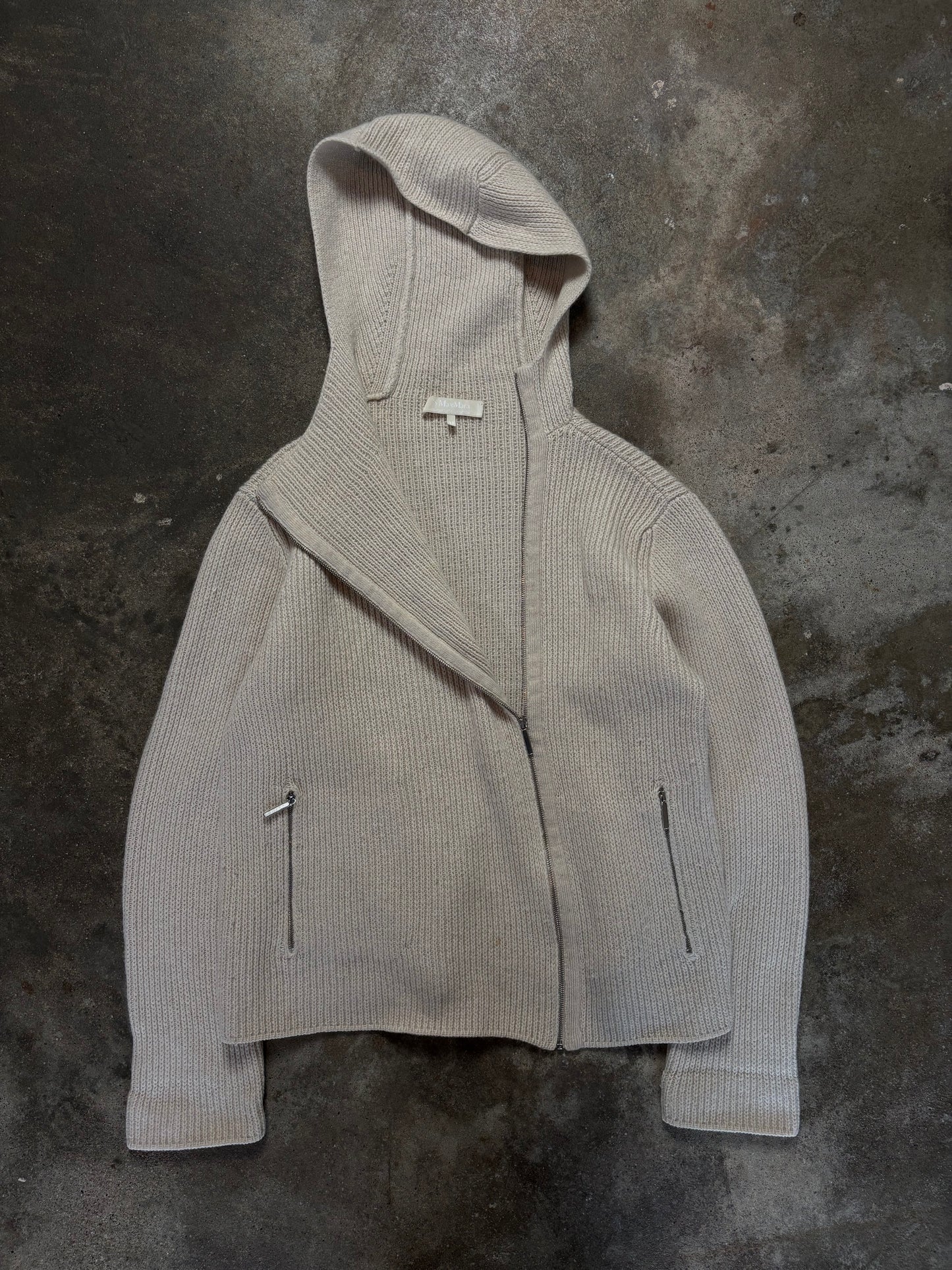 VIntage Max & Mara Asymmetric Zip Jacket